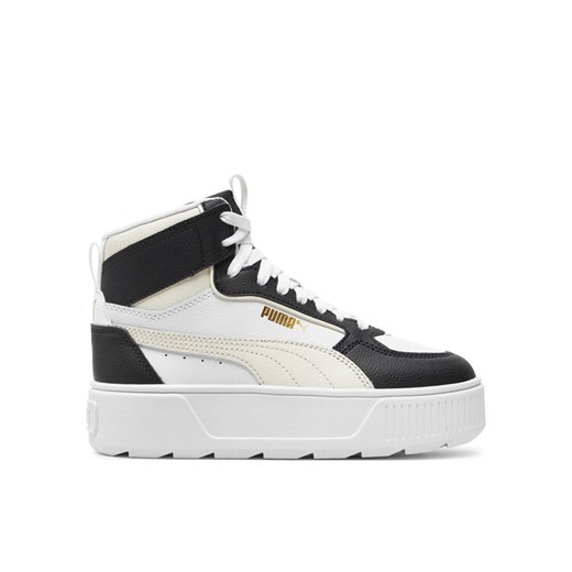 Sneakersy Puma Karmen Rebelle Mid Jr 388729 08 Czarny ze sklepu eobuwie.pl w kategorii Buty sportowe dziecięce - zdjęcie 182075474