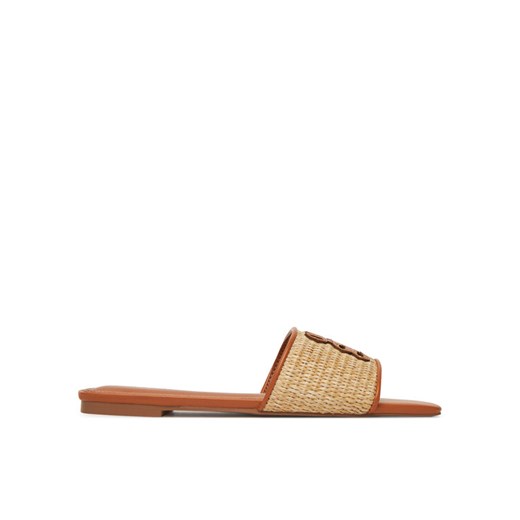 Klapki Nine West SMRL393661 Beżowy ze sklepu eobuwie.pl w kategorii Klapki damskie - zdjęcie 182075531