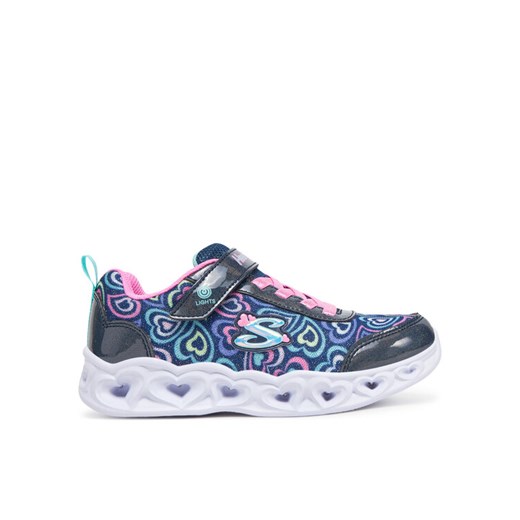 Sneakersy Skechers Heart Lights-Boogie Love 303257L/NVMT Granatowy ze sklepu eobuwie.pl w kategorii Buty sportowe dziecięce - zdjęcie 182075572