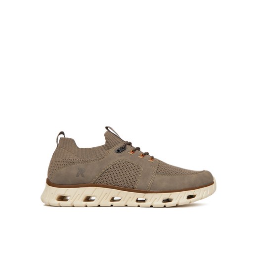 Sneakersy Rieker 04351-64 Szary ze sklepu eobuwie.pl w kategorii Buty sportowe męskie - zdjęcie 182075620