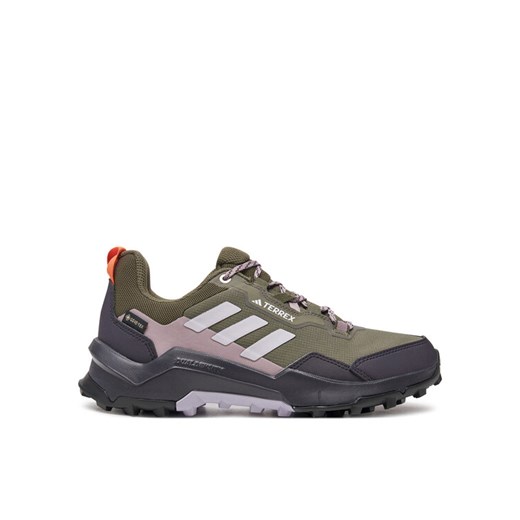Trekkingi adidas Terrex AX4 GORE-TEX IG6581 Zielony ze sklepu eobuwie.pl w kategorii Buty sportowe damskie - zdjęcie 182075810