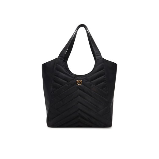 Torebka PINKO Tote Bag Puzzle 104536 A1EU Z99Q Czarny ze sklepu eobuwie.pl w kategorii Torby Shopper bag - zdjęcie 182075831