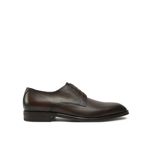 Półbuty BOSS Derby 50536535 Brązowy ze sklepu eobuwie.pl w kategorii Buty eleganckie męskie - zdjęcie 182075904