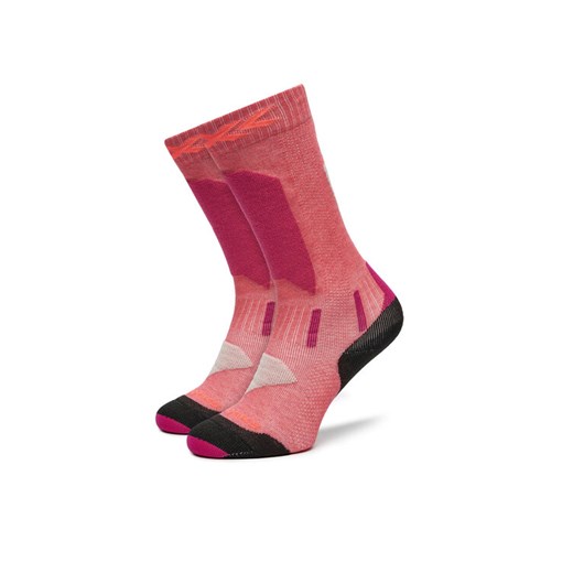 Skarpety narciarskie X-Socks Ski Discover WYDDW24J Różowy ze sklepu eobuwie.pl w kategorii Skarpetki dziecięce - zdjęcie 182076020