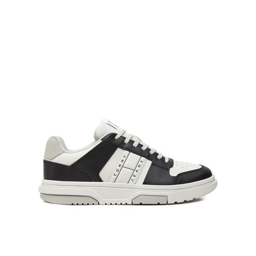 Sneakersy Tommy Jeans The Brooklyn Leather EM0EM01429 Czarny ze sklepu eobuwie.pl w kategorii Buty sportowe męskie - zdjęcie 182076132
