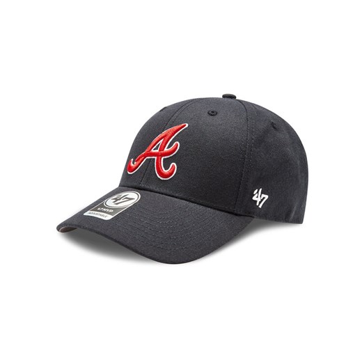 Czapka z daszkiem 47 Brand MLB Atlanta Braves '47 MVP B-MVP01WBVRP-NY Granatowy ze sklepu eobuwie.pl w kategorii Czapki z daszkiem damskie - zdjęcie 182076152