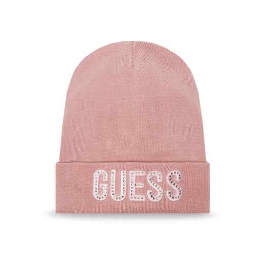 Czapka Guess J0BZ12 Z2Q00 Różowy ze sklepu eobuwie.pl w kategorii Czapki dziecięce - zdjęcie 182076154
