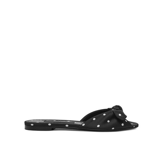 Klapki Dolce&Gabbana CQ0620 AV885 Czarny ze sklepu eobuwie.pl w kategorii Klapki damskie - zdjęcie 182076164