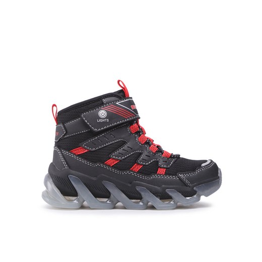 Trzewiki Skechers Flash Breeze 400131L/BKRD Czarny ze sklepu eobuwie.pl w kategorii Buty zimowe dziecięce - zdjęcie 182076202
