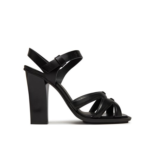 Sandały Max Mara 2514521072600 Czarny ze sklepu eobuwie.pl w kategorii Sandały damskie - zdjęcie 182076224