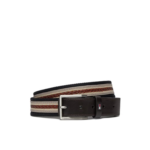 Pasek Męski Tommy Hilfiger Oliver Webbing 3.5 AM0AM12049 Szary ze sklepu eobuwie.pl w kategorii Paski męskie - zdjęcie 182076240