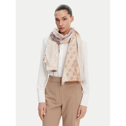 Chusta Guess AW5312 VIS03 Beżowy ze sklepu eobuwie.pl w kategorii Szaliki i chusty damskie - zdjęcie 182076442