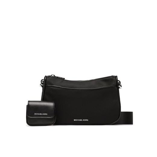 Torebka MICHAEL Michael Kors Jet Set 32R3SJ6C8C Czarny ze sklepu eobuwie.pl w kategorii Listonoszki - zdjęcie 182076452