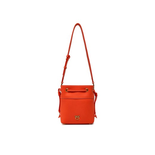 Torebka PINKO SECCHIELLO MINI 104303 A29Q L84Q Czerwony ze sklepu eobuwie.pl w kategorii Torebki worki - zdjęcie 182076720