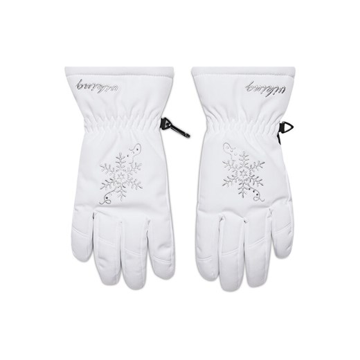 Rękawice narciarskie Viking Aliana Gloves 113/21/3390 Biały ze sklepu eobuwie.pl w kategorii Rękawiczki damskie - zdjęcie 182076743