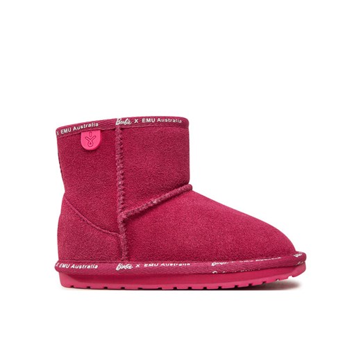 Śniegowce EMU Australia Barbie™ Wallaby Mini K13153 Różowy ze sklepu eobuwie.pl w kategorii Buty zimowe dziecięce - zdjęcie 182076753