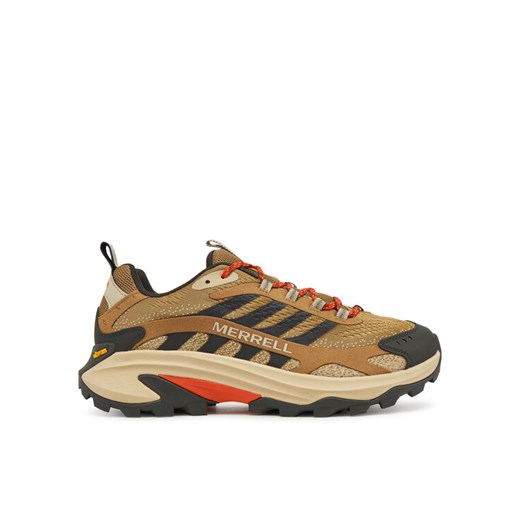Trekkingi Merrell Moab Speed 2 J037529 Brązowy ze sklepu eobuwie.pl w kategorii Buty trekkingowe męskie - zdjęcie 182076783