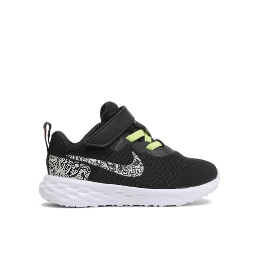 Sneakersy Nike Revolution 6 Nn Jp DV3183 001 Czarny ze sklepu eobuwie.pl w kategorii Buty sportowe dziecięce - zdjęcie 182077053