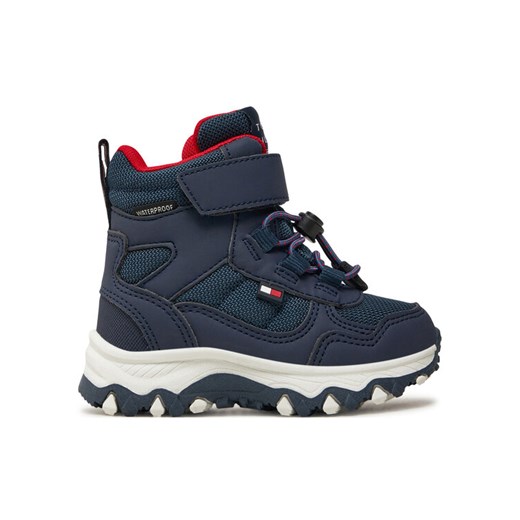 Śniegowce Tommy Hilfiger Fur Boot T1X5-33710-1492 M Granatowy ze sklepu eobuwie.pl w kategorii Buty zimowe dziecięce - zdjęcie 182077130