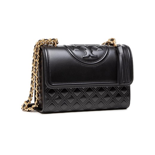Torebka Tory Burch 76997 Czarny ze sklepu eobuwie.pl w kategorii Listonoszki - zdjęcie 182077163