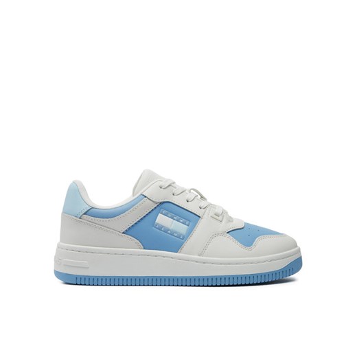 Sneakersy Tommy Jeans Tjw Retro Basket Tonal Logo EN0EN02571 Niebieski ze sklepu eobuwie.pl w kategorii Buty sportowe damskie - zdjęcie 182077263