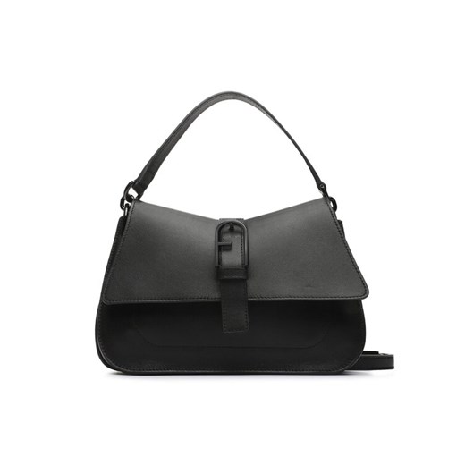Torebka Furla Flow WB00996-BX2045-O6000-1020 Czarny ze sklepu eobuwie.pl w kategorii Listonoszki - zdjęcie 182077313