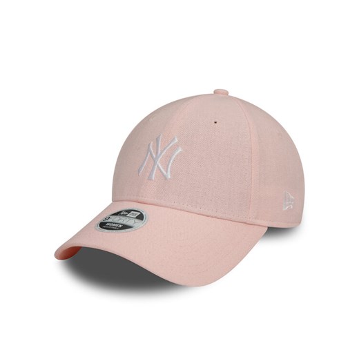 Czapka z daszkiem New Era Wmns Mlb Linen 940 Nyy 60503462 Różowy ze sklepu eobuwie.pl w kategorii Czapki z daszkiem damskie - zdjęcie 182077440
