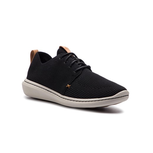 Sneakersy Clarks Step Urban Mix 261381787 Czarny ze sklepu eobuwie.pl w kategorii Buty sportowe męskie - zdjęcie 182077501