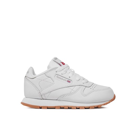 Sneakersy Reebok Classic Leather AR1148 Biały ze sklepu eobuwie.pl w kategorii Buty sportowe dziecięce - zdjęcie 182077521
