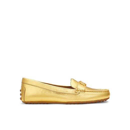Mokasyny LAUREN RALPH LAUREN 802959222001 Złoty ze sklepu eobuwie.pl w kategorii Mokasyny damskie - zdjęcie 182077571