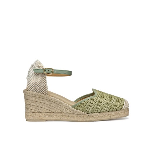 Espadryle Geox Gelsa Low D55NGE 02MLM C3002 Zielony ze sklepu eobuwie.pl w kategorii Espadryle damskie - zdjęcie 182077652