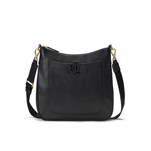 Torebka LAUREN RALPH LAUREN 431970152001 Czarny ze sklepu eobuwie.pl w kategorii Listonoszki - zdjęcie 182077730