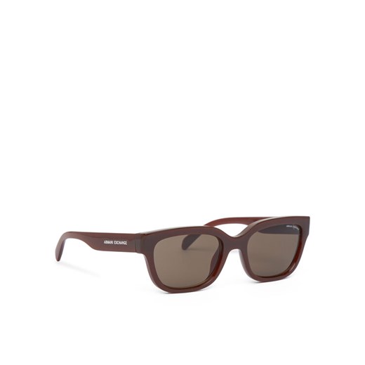 Okulary przeciwsłoneczne Armani Exchange 0AX4155SU 837373 Brązowy ze sklepu eobuwie.pl w kategorii Okulary przeciwsłoneczne damskie - zdjęcie 182077793