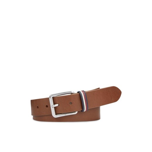 Pasek Męski Tommy Hilfiger Casual Seasonal 3.5 AM0AM12168 Brązowy ze sklepu eobuwie.pl w kategorii Paski męskie - zdjęcie 182077921