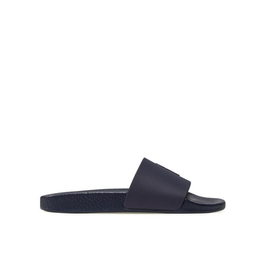 Klapki Polo Ralph Lauren Polo Slide 809852071002 Granatowy ze sklepu eobuwie.pl w kategorii Klapki męskie - zdjęcie 182078043