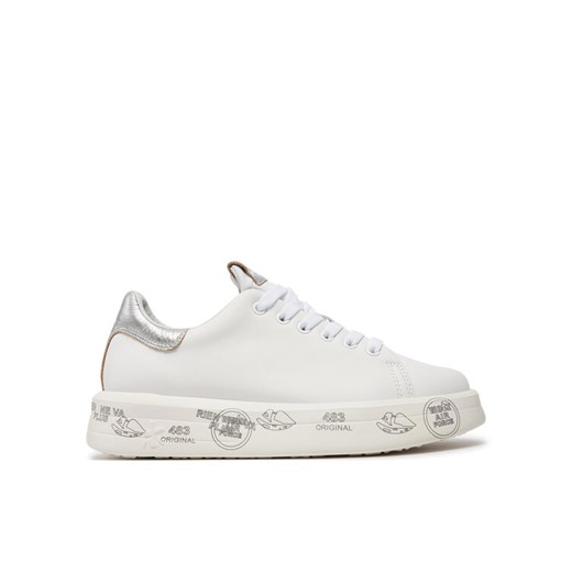 Sneakersy Premiata Belle VAR 6823 Biały ze sklepu eobuwie.pl w kategorii Buty sportowe damskie - zdjęcie 182078090