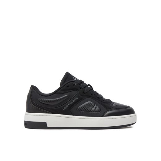 Sneakersy Calvin Klein Jeans Basket Cupsole Low Mix In Mtl YW0YW01462 Czarny 37 eobuwie.pl