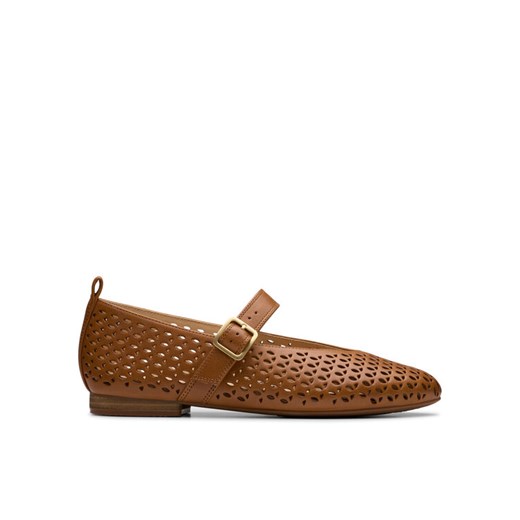 Półbuty Clarks Fawna Jane 26181228 Brązowy ze sklepu eobuwie.pl w kategorii Półbuty damskie - zdjęcie 182078184