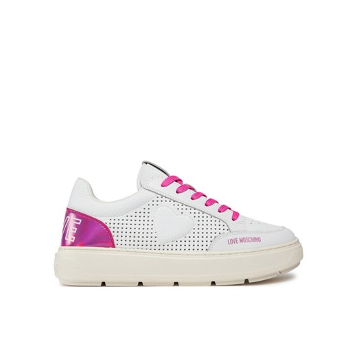 Sneakersy LOVE MOSCHINO JA15274G1IJC410B Biały ze sklepu eobuwie.pl w kategorii Buty sportowe damskie - zdjęcie 182078233