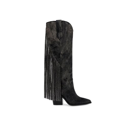 Kowbojki Steve Madden Bravados Boot SM11002945-04004-024 Czarny ze sklepu eobuwie.pl w kategorii Kozaki damskie - zdjęcie 182078400