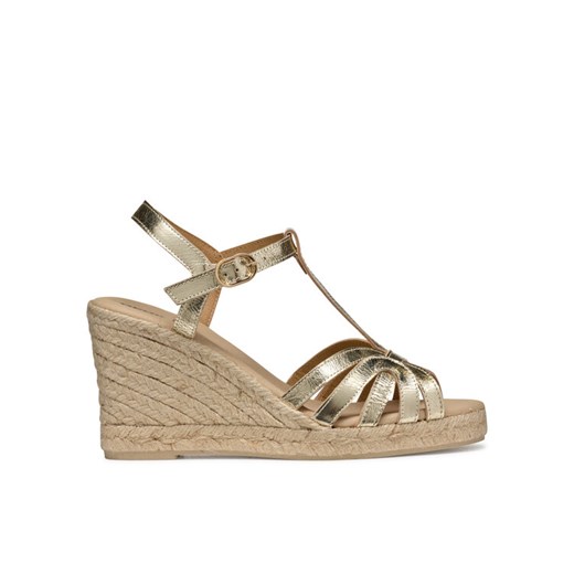Espadryle Geox D Gelsa D55TPA 000CF C2012 Złoty ze sklepu eobuwie.pl w kategorii Espadryle damskie - zdjęcie 182078453