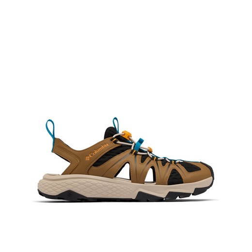 Sandały Columbia Peakfreak Rush™ Leather Sandal 2109471 Brązowy ze sklepu eobuwie.pl w kategorii Sandały męskie - zdjęcie 182078474