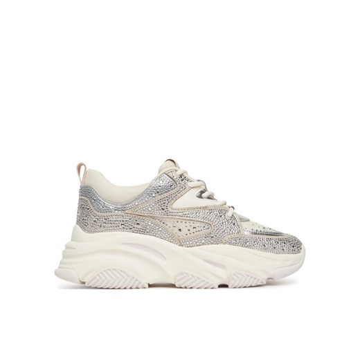Sneakersy Steve Madden Privy SM19000082 Srebrny ze sklepu eobuwie.pl w kategorii Buty sportowe damskie - zdjęcie 182078491
