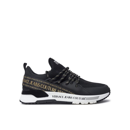 Sneakersy Versace Jeans Couture Dynamic 77VA3SA8 Czarny ze sklepu eobuwie.pl w kategorii Buty sportowe damskie - zdjęcie 182078534