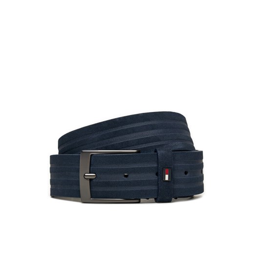 Pasek Męski Tommy Hilfiger AM0AM12820 Granatowy ze sklepu eobuwie.pl w kategorii Paski męskie - zdjęcie 182078580