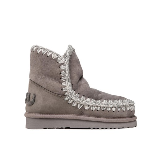 Śniegowce Mou Eskimo 18 Glitter Logo Szary ze sklepu eobuwie.pl w kategorii Śniegowce damskie - zdjęcie 182078841