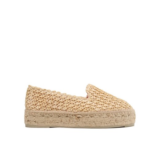 Espadryle Manebi Double Sole Espadrilles V 2.7 D0 Beżowy ze sklepu eobuwie.pl w kategorii Espadryle damskie - zdjęcie 182078924