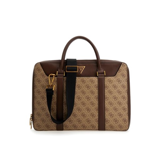 Torba na laptopa Guess Vezzola Smart HMEVZL P3138 Beżowy ze sklepu eobuwie.pl w kategorii Torby na laptopa - zdjęcie 182079020