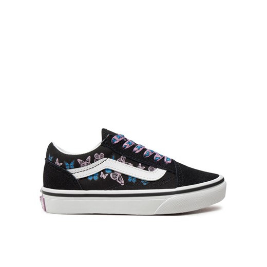 Tenisówki Vans Old Skool Butterfly VN000CYVBML1 Czarny ze sklepu eobuwie.pl w kategorii Trampki dziecięce - zdjęcie 182079200