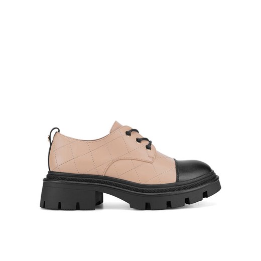 Loafersy Nine West 8198-1 Beżowy ze sklepu eobuwie.pl w kategorii Lordsy damskie - zdjęcie 182079222